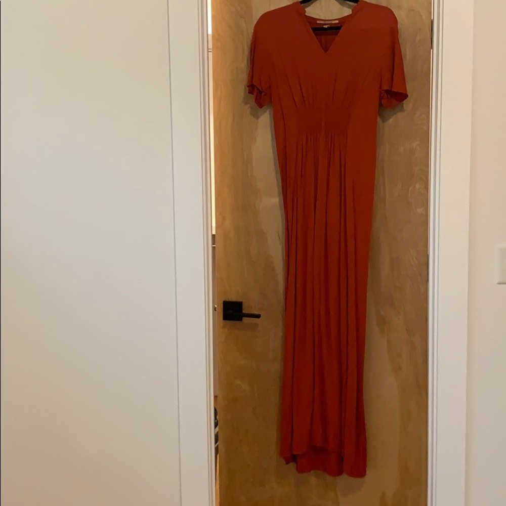 Scotch & Soda Burnt Orange Maxi Dress